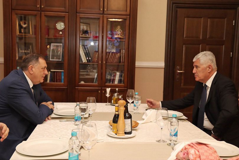 Dodik i Čović razgovarali o uspostavi vlasti u Federaciji – neizvjesno kada ćemo dobiti novu Federalnu vladu  